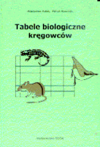 Tabele biologiczne kręgowców