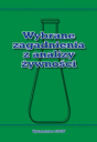 Wybrane zagadnienia z analizy żywności