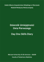 Dziennik umiejętności dnia pierwszego